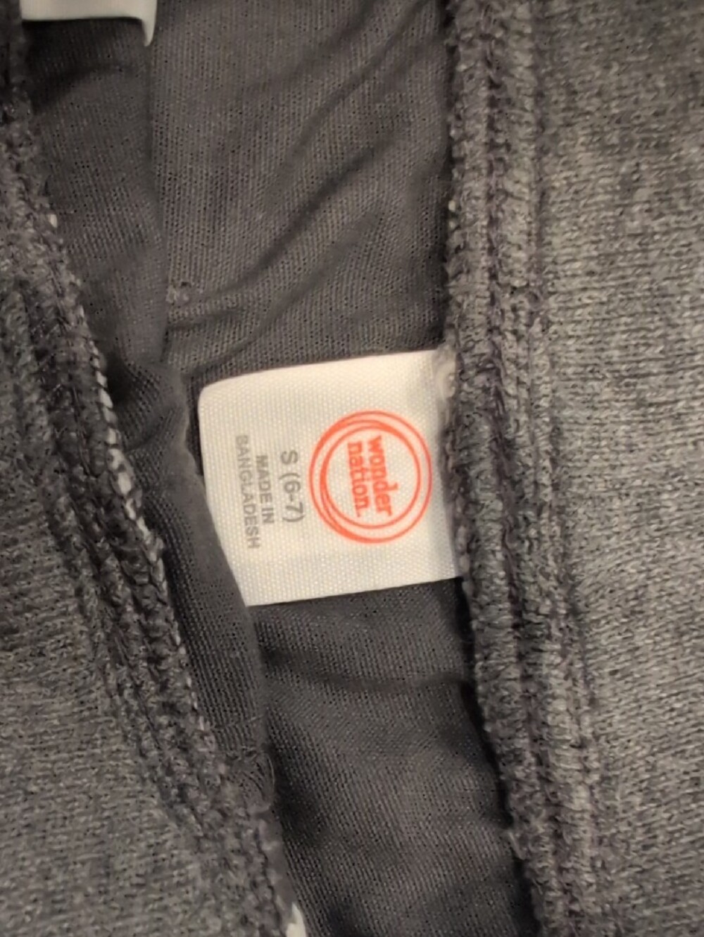 wonder nation Black Cargo Shorts with Grey Waistband Kids - Picture 4 of 7